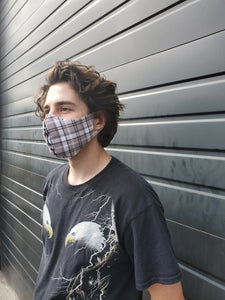 Seamless Plaid Reusable Soft Style Mask