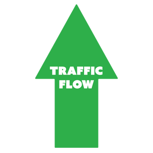 Traffic Flow Arrow - Floor Graphics