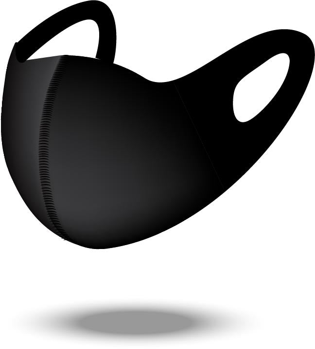 Black Reusable Soft Style Mask