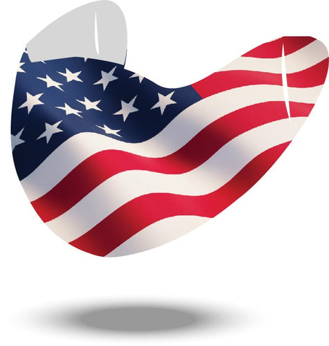 Seamless American Flag Reusable Soft Style Mask