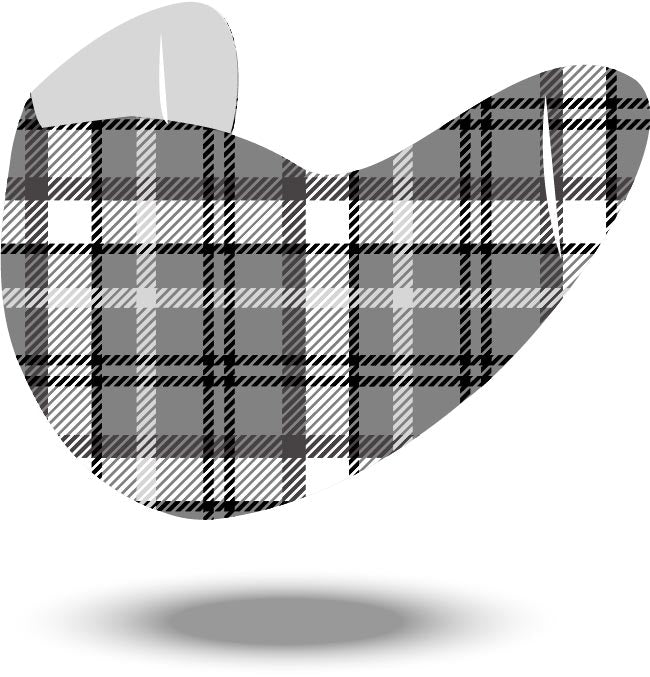 Seamless Plaid Reusable Soft Style Mask
