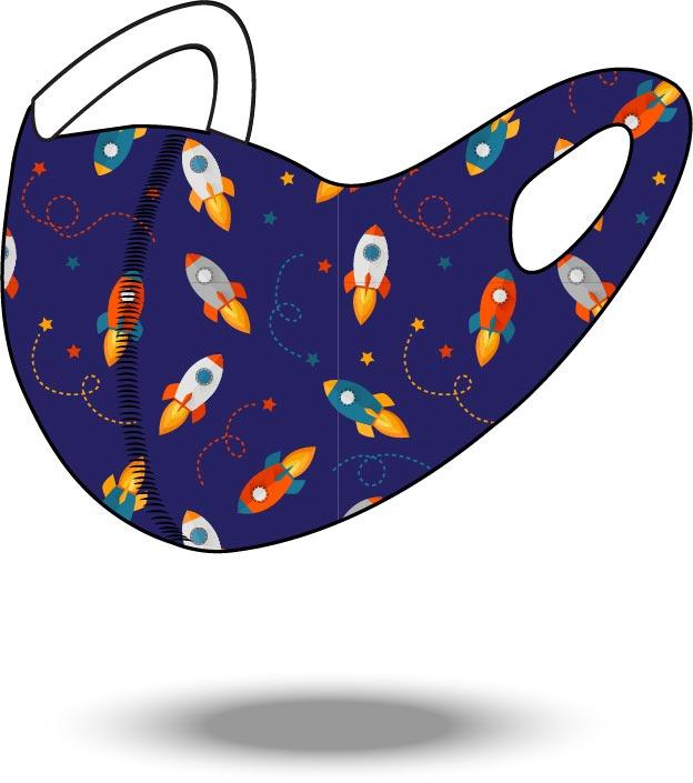 Petite Rocket Reusable Soft Style Mask